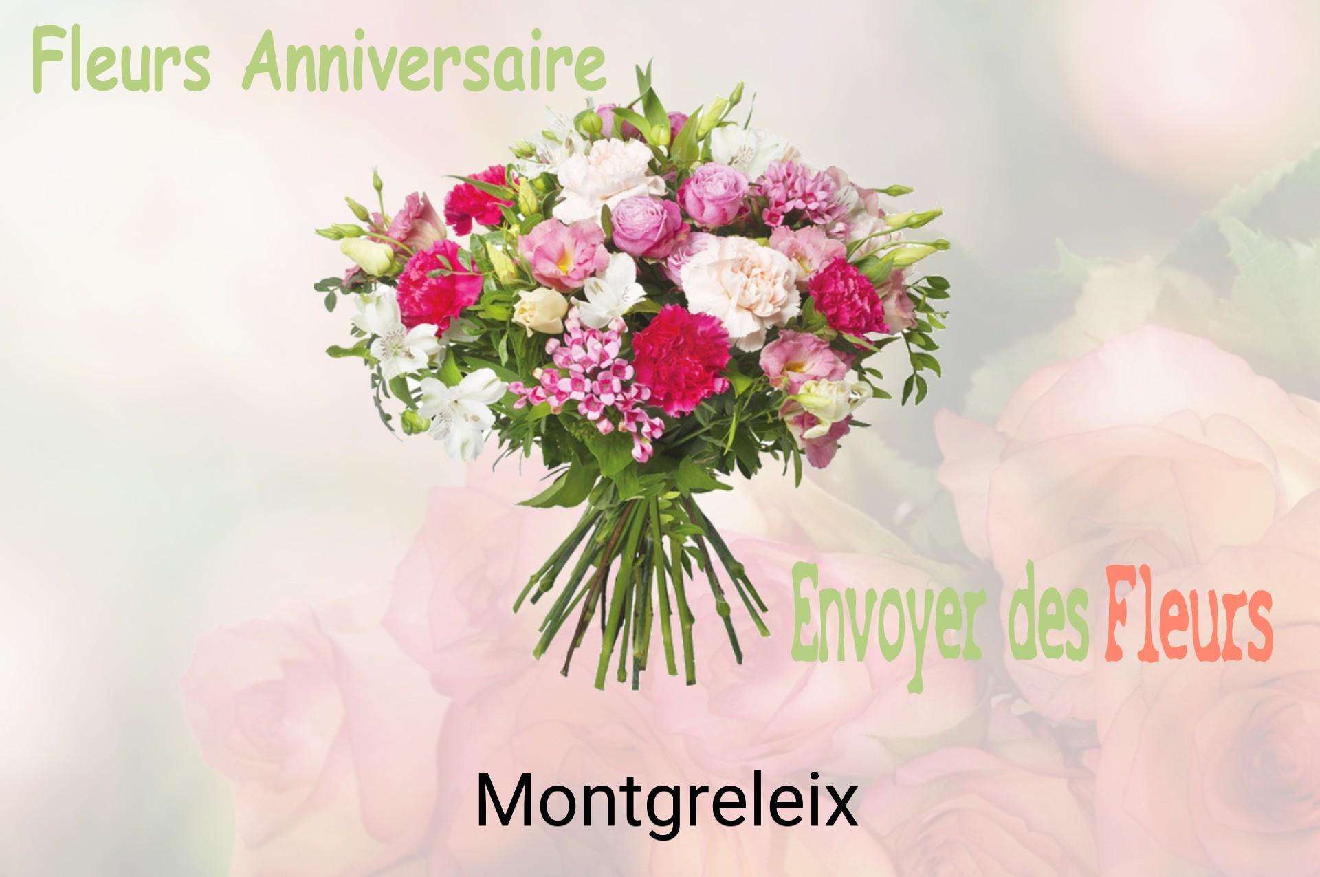 Bouquet de fleurs d’anniversaire livré à Montgreleix