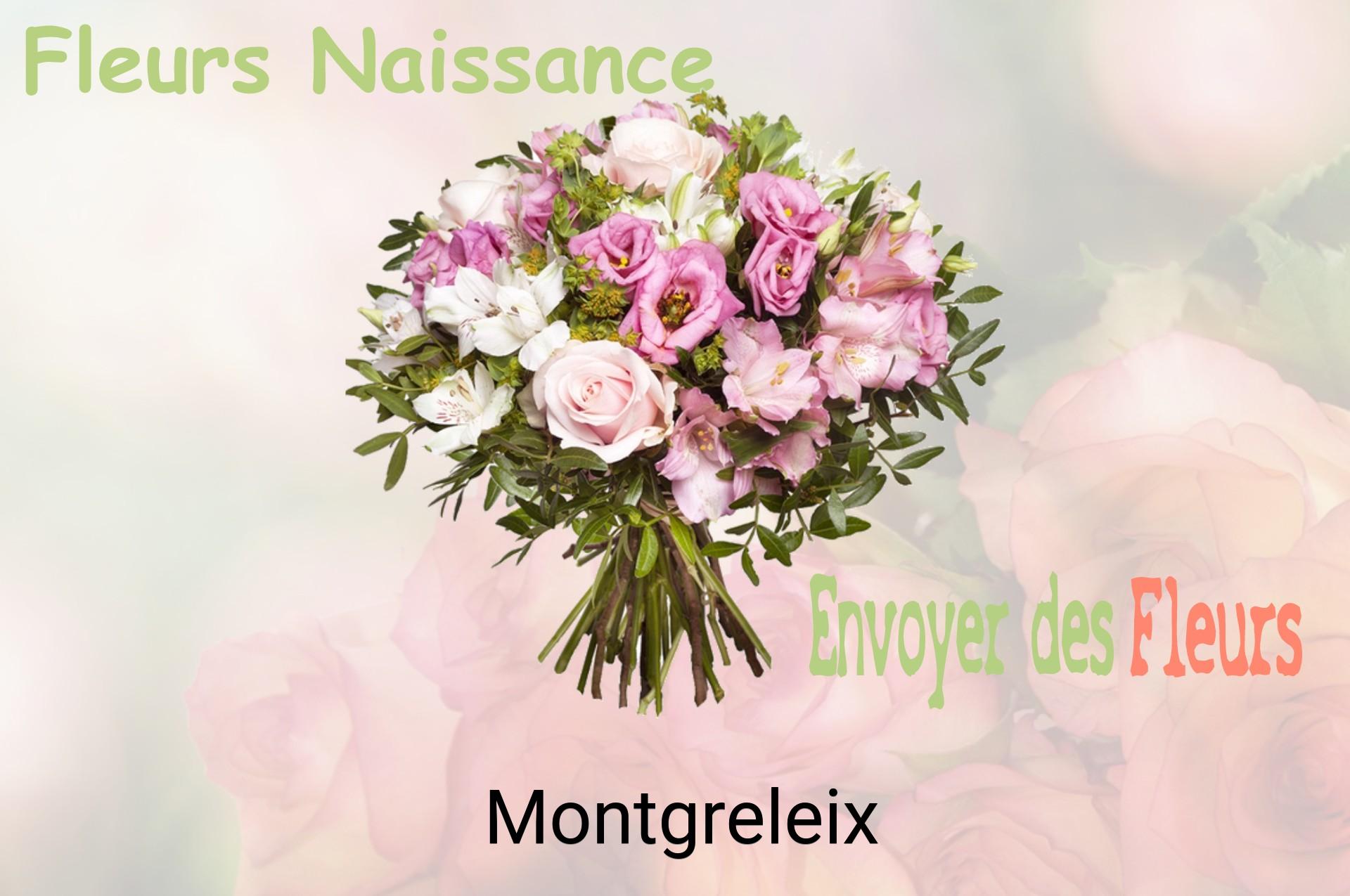 Bouquet de fleurs de naissance livré à Montgreleix